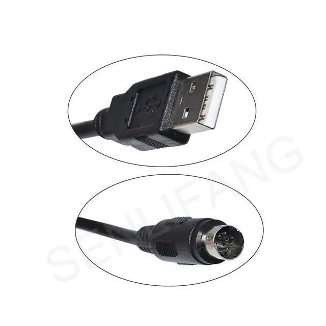 Alt view image 5 of 5 - for XC1/XC2/XC3/XC5 XD XE PLC Programming Cable Data Communication Download Line USB-XC USB to RS232 Adapter