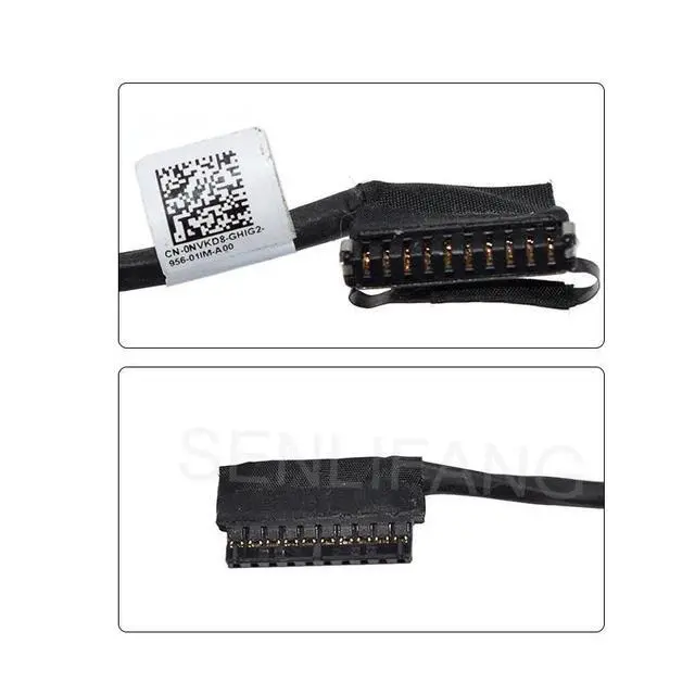 Alt view image 2 of 3 - for 5480 5490 E5480 E5491 E5495 Laptop Battery Cable Connector Line NVKD8 0NVKD8 DC02002NX00 CN-0NVKD8