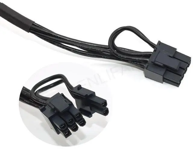 Alt view image 6 of 6 - for G5 Mac Pro Computer Accessories Mini 6-Pin to PCI-E 8(6+2) Pin Graphics Video Card Power Cable Connector