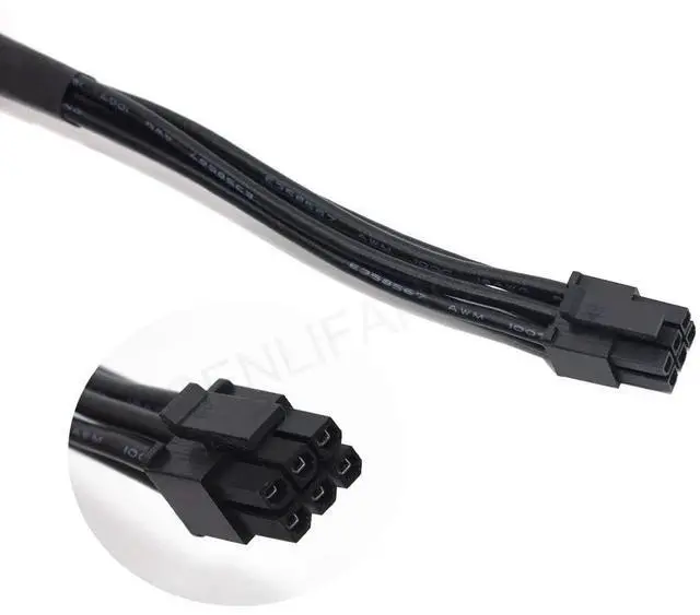 Alt view image 5 of 6 - for G5 Mac Pro Computer Accessories Mini 6-Pin to PCI-E 8(6+2) Pin Graphics Video Card Power Cable Connector