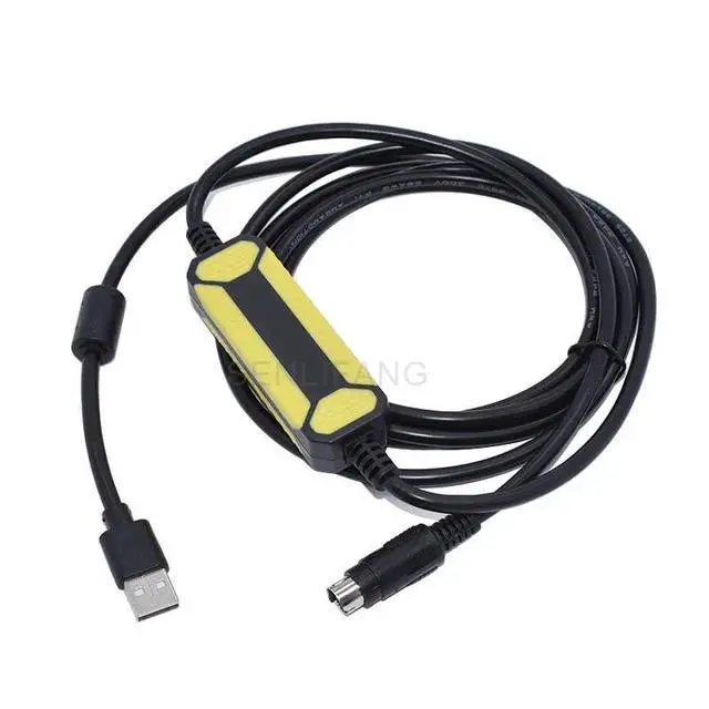 Alt view image 2 of 4 - for FX Series PLC Programming Cable USB to RS422 Adapter Data Download Line USB-SC09-FX FX-USB-AW