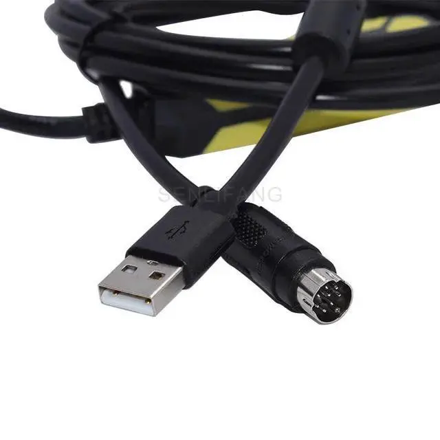 Alt view image 4 of 4 - for FX Series PLC Programming Cable USB to RS422 Adapter Data Download Line USB-SC09-FX FX-USB-AW
