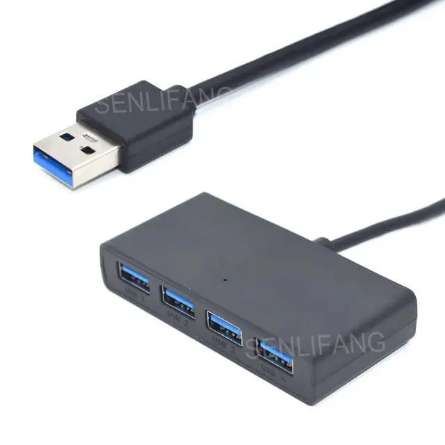 Alt view image 3 of 4 - for Computer Laptop Accessories New 4 Port USB 3.0 Splitter with Micro USB Power Port G11-H4-U3