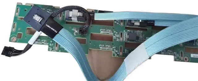 Main image of Suitable for DL380 DL388 380G9 3.5-inch 12 Disk Hard Drive backplane 777284-001 742794-001 with SAS Power Supply Cable