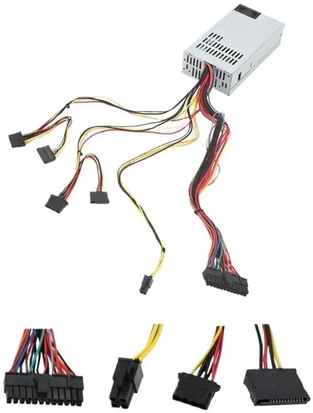 Alt view image 3 of 4 - 1pc 220V Computer for Case Motherboard Small 1U Flex Power Supply Gaming PC Chassis