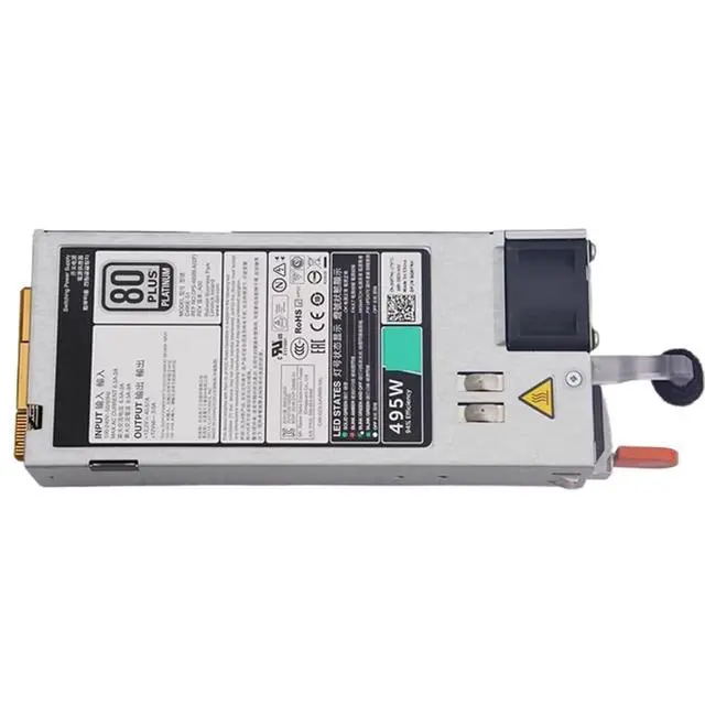 Alt view image 2 of 4 - 495W for R530 R630 R730 R730XD R740 T430 T630 Server Power Supply D495E-S0 D495E-S1 F495E-S0 02FR04 0N24MJ 09338D