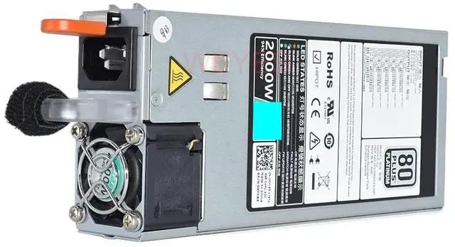 Main image of 1pc 2000W PSU D2000E-S2 0XYK93 XYK93 for R840 R940 R740XD T640 Server EPP Switching Power Supply DPS-2000EB-2 A