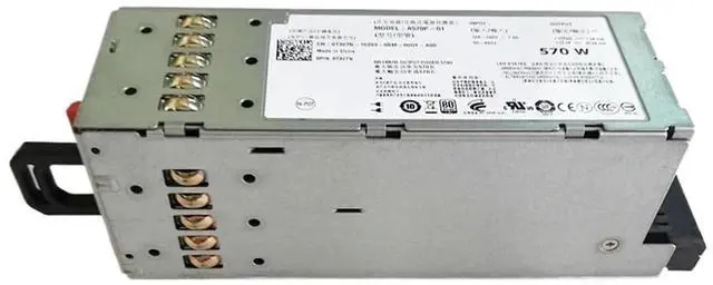 Main image of 570W for R710 T610 Server Power Supply A570P-01 C570A-S0 A570P-00 0T327N 0VPR1M T327N VPR1M