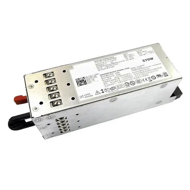 Alt view image 2 of 6 - 570W for R710 T610 Server Power Supply A570P-01 C570A-S0 A570P-00 0T327N 0VPR1M T327N VPR1M