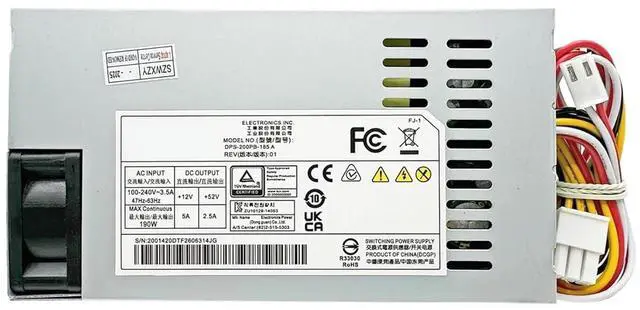 Main image of 190W Power Supply 100-240V 3.5A 47-63HZ for DPS-200PB-185A DPS-200PB-185 A | 190W Power Supply 100-240V 3.5A 47-63HZ For DPS-200PB-185A DPS-200PB-185 A