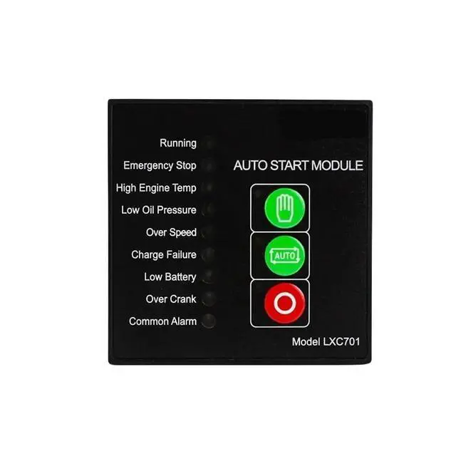 Alt view image 4 of 5 - LXC701 Controller Engine Auto Start Control Diesel Power Generator