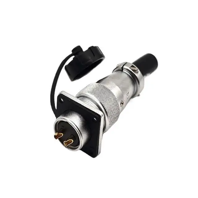 Main image of WS20 2PIN Metal Power Connector Electrical Power Supply Plug Socket