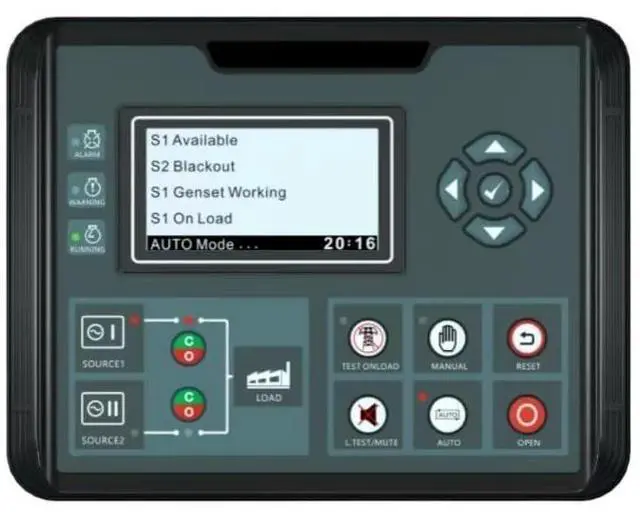 Main image of ATS520 Controller ATS Diesel Generator Controller Dual Power(ATS520IR)