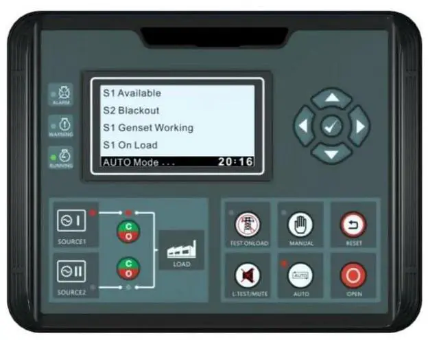 Alt view image 3 of 3 - ATS520 Controller ATS Diesel Generator Controller Dual Power(ATS520IR)