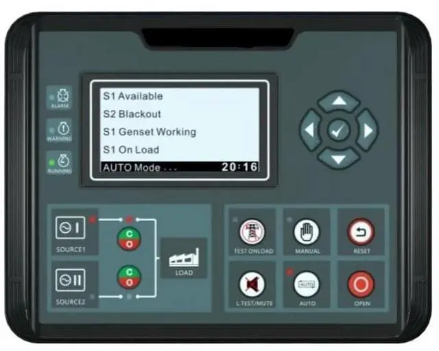 Main image of ATS520 Controller ATS Diesel Generator Controller Dual Power(ATS520)