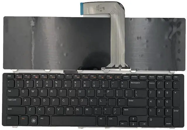 Main image of Laptop Replacement US Layout Keyboard for Dell 17R N7110 L701X L702X 5720 7720 XPS 17 L702X 3750 Black Frame