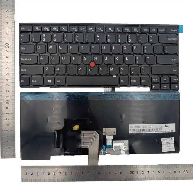Alt view image 2 of 7 - Laptop Replacement Keyboard for Lenovo Thinkpad T440 T440P T440s T431 E431 L440 T450s L440 L450 L460 L470 T431S T450 e440 e431S T460 Series Black US Layout