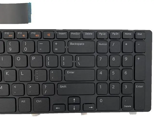 Alt view image 7 of 7 - Laptop Replacement US Layout Keyboard for Dell 17R N7110 L701X L702X 5720 7720 XPS 17 L702X 3750 Black Frame