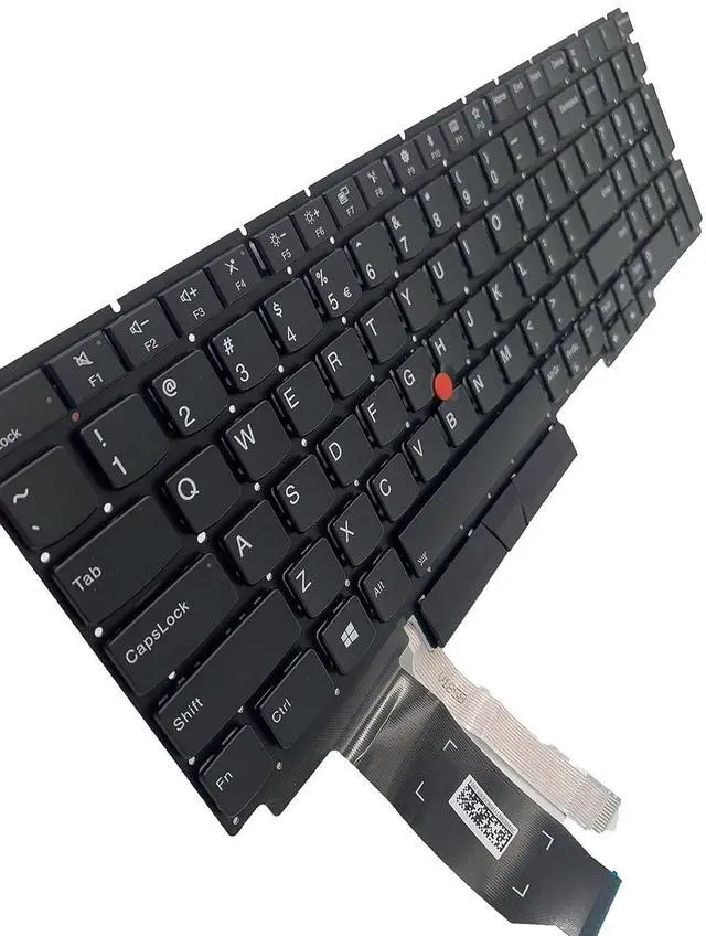 Alt view image 4 of 7 - Laptop Keyboard for Lenovo Thinkpad E15 Gen 1 E15 Gen 2 2020 (20T8 20T9 20TD 20TE) US Layout Replacement Backlit Black