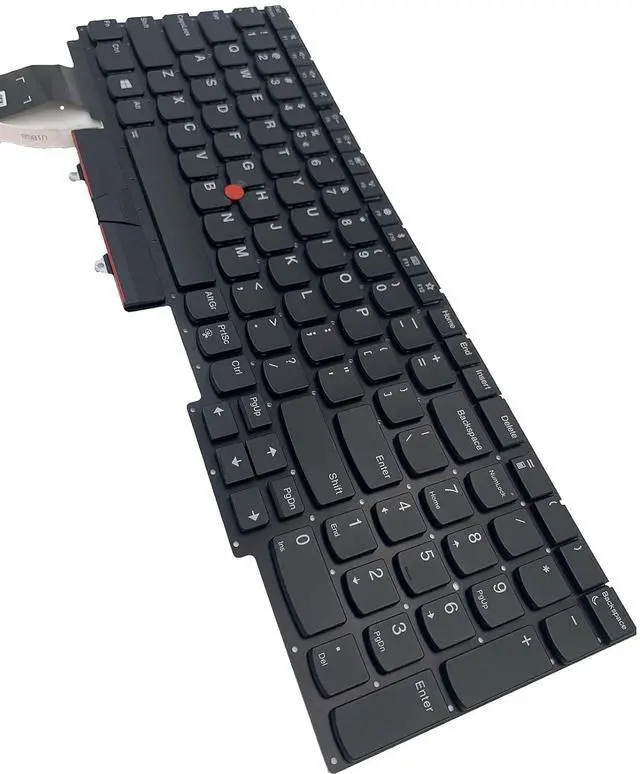 Alt view image 5 of 7 - Laptop Keyboard for Lenovo Thinkpad E15 Gen 1 E15 Gen 2 2020 (20T8 20T9 20TD 20TE) US Layout Replacement Backlit Black