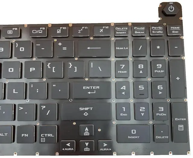 Alt view image 6 of 7 - Laptop Replacement US Layout RGB Colorful Backlight Keyboard for ASUS TUF Gaming 8 F15 FX506 FA506 FA506II FX506H FA506Q FX506L FA506H F17 FX706 FX706L FA706U FX706U FA706 661VUS00