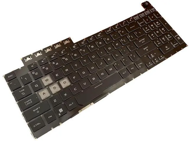 Alt view image 7 of 7 - Laptop Replacement US Layout RGB Colorful Backlight Keyboard for ASUS TUF Gaming 8 F15 FX506 FA506 FA506II FX506H FA506Q FX506L FA506H F17 FX706 FX706L FA706U FX706U FA706 661VUS00