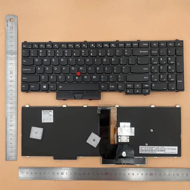 Main image of Laptop Replacement US Layout with Pointer and Backlight Keyboard for Lenovo Thinkpad P50 P51 P70 00PA288 SN20K85114/00PA370 0BL0014