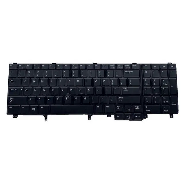 Alt view image 3 of 7 - Laptop Replacement US Layout with Pointing with Backlight Keyboard for DELL Latitude E5520 E5530 E6520 E6530 E6540 Precision M4600 M4800 M6600 M6700 6800 0HG3G3 7T425 07T425 NSK-DW2BC 01