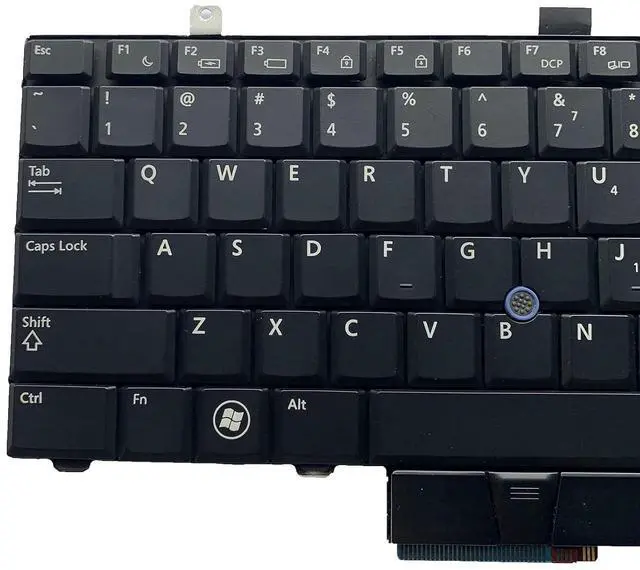 Alt view image 4 of 7 - Laptop Replacement US Layout with Pointing with Backlight Keyboard for Dell Latutude E6400 E6410 E6500 E6510 E5410 E5510 E5400 E5500 Precision M2400 M4400 M4500