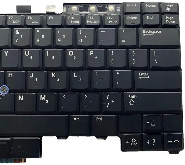 Alt view image 5 of 7 - Laptop Replacement US Layout with Pointing with Backlight Keyboard for Dell Latutude E6400 E6410 E6500 E6510 E5410 E5510 E5400 E5500 Precision M2400 M4400 M4500