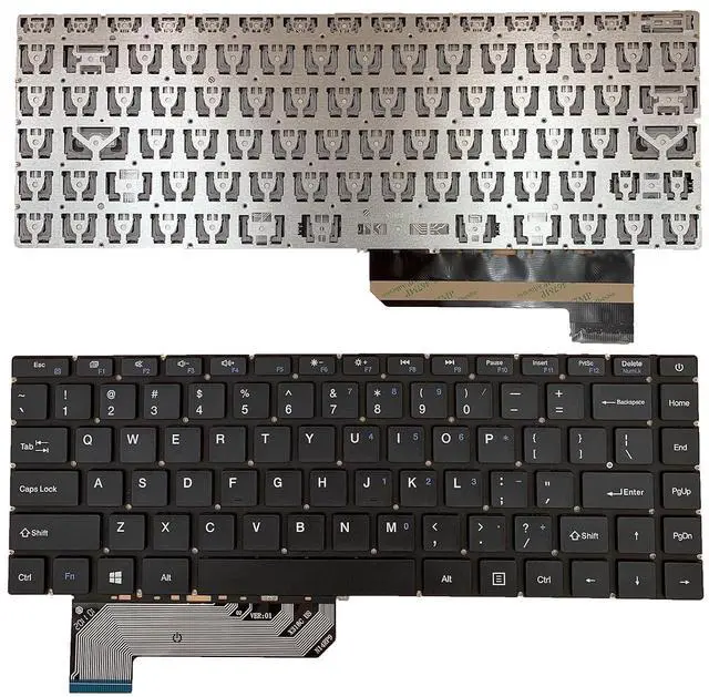 Main image of Laptop Replacement US Layout Keyboard for Gateway 14.1 Ultra Slim Notebook GWTN141-4RG GWTN141-4BL 4GR 4NK GWTN141-2 GWTN141-3 2BK 2BL 2PR 3BK 3GR 3PR GWTN141-10 GWTN141-10BL 10BK