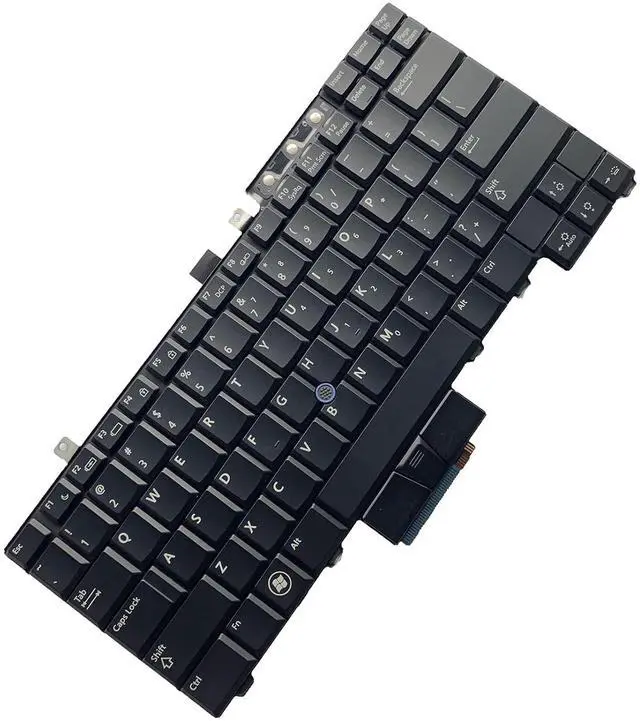 Alt view image 7 of 7 - Laptop Replacement US Layout with Pointing with Backlight Keyboard for Dell Latutude E6400 E6410 E6500 E6510 E5410 E5510 E5400 E5500 Precision M2400 M4400 M4500