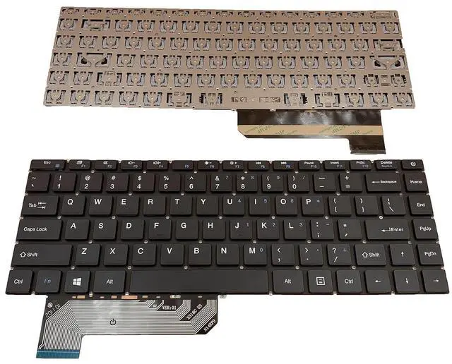 Alt view image 2 of 7 - Laptop Replacement US Layout Keyboard for Gateway 14.1 Ultra Slim Notebook GWTN141-4RG GWTN141-4BL 4GR 4NK GWTN141-2 GWTN141-3 2BK 2BL 2PR 3BK 3GR 3PR GWTN141-10 GWTN141-10BL 10BK