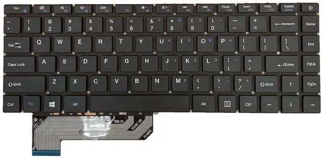 Alt view image 4 of 7 - Laptop Replacement US Layout Keyboard for Gateway 14.1 Ultra Slim Notebook GWTN141-4RG GWTN141-4BL 4GR 4NK GWTN141-2 GWTN141-3 2BK 2BL 2PR 3BK 3GR 3PR GWTN141-10 GWTN141-10BL 10BK