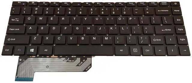 Alt view image 5 of 7 - Laptop Replacement US Layout Keyboard for Gateway 14.1 Ultra Slim Notebook GWTN141-4RG GWTN141-4BL 4GR 4NK GWTN141-2 GWTN141-3 2BK 2BL 2PR 3BK 3GR 3PR GWTN141-10 GWTN141-10BL 10BK