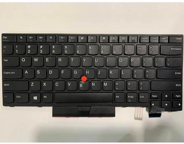 Alt view image 2 of 7 - Laptop Replacement US Layout No Backlit Keyboard for Lenovo Thinkpad T470 T480 A475 A485 01HX459 01AX487 01HX499 01HX419 01AX528