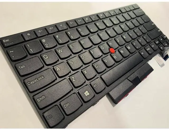Alt view image 6 of 7 - Laptop Replacement US Layout No Backlit Keyboard for Lenovo Thinkpad T470 T480 A475 A485 01HX459 01AX487 01HX499 01HX419 01AX528