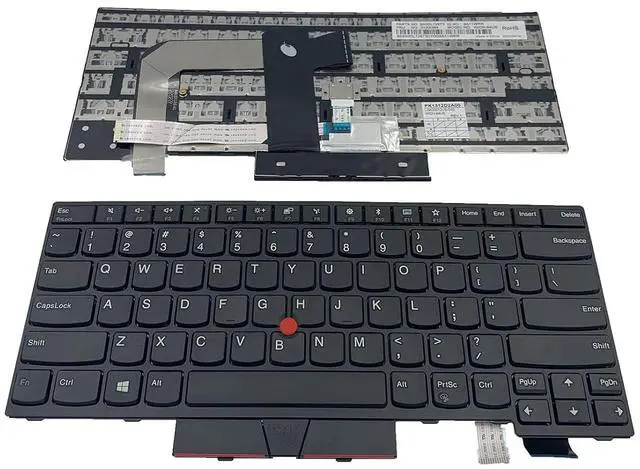 Alt view image 2 of 7 - Laptop Replacement US Layout with Pointer Keyboard for Lenovo IBM ThinkPad T470 T480 01AX569 SN20L72890 01AX487 01AX446 SN20L72767 PK131204100 01AX405 No Backlit