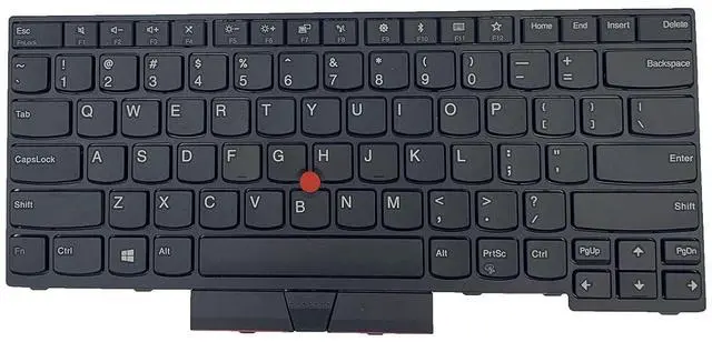 Alt view image 3 of 7 - Laptop Replacement US Layout with Pointer Keyboard for Lenovo IBM ThinkPad T470 T480 01AX569 SN20L72890 01AX487 01AX446 SN20L72767 PK131204100 01AX405 No Backlit