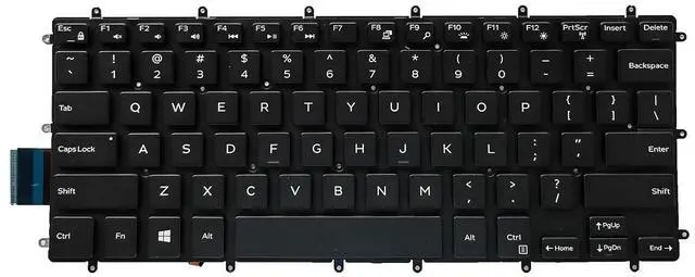 Alt view image 2 of 3 - Laptop Replacement US Layout with Backlit Keyboard for Dell Inspiron 5368 5378 5370 5379 5568 5578 5579 7368 7370 7373 7375 7378 7460 7466 7467 7560 7569 7570 7572 7573 7579 P/N:H4XRJ 0H4XRJ