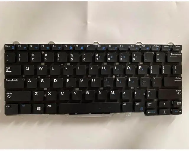 Alt view image 3 of 7 - Laptop Replacement US Layout Keyboard for Dell Latitude E5450 E5470 E7450 E7470 7480 7490 5480 5488 3340 3350 Without Pointer No Backlight Black