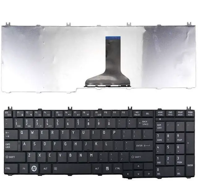 Main image of Laptop Replacement Keyboard for Toshiba Satellite C650 C650D C655 C655D C660 C660D C665 C665D L550 L550D L650 L650D L655 L655D L670 L670D L675 L675D L770 L750D L755 B350 Series US Layout
