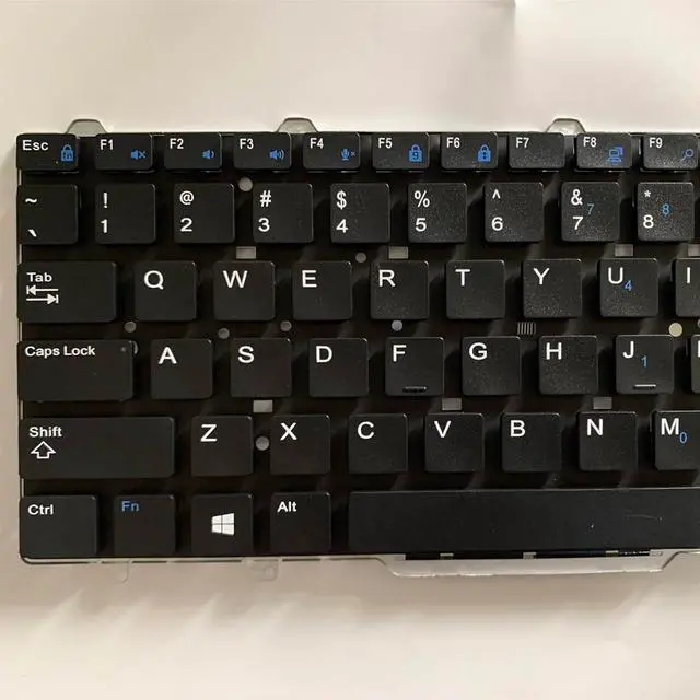 Alt view image 5 of 7 - Laptop Replacement US Layout Keyboard for Dell Latitude E5450 E5470 E7450 E7470 7480 7490 5480 5488 3340 3350 Without Pointer No Backlight Black