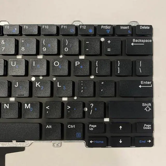 Alt view image 6 of 7 - Laptop Replacement US Layout Keyboard for Dell Latitude E5450 E5470 E7450 E7470 7480 7490 5480 5488 3340 3350 Without Pointer No Backlight Black