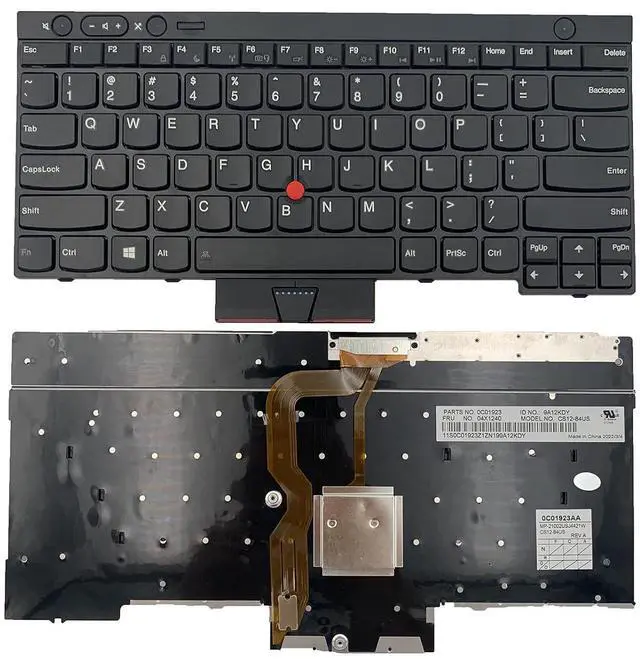 Main image of Laptop Replacement US Layout Keyboard for Lenovo ThinkPad T430 T430I T430S X230 X230T T530 W530 L430 L530 04Y0490 04X1277 04X1315 04X1263 04W3048 04W3123
