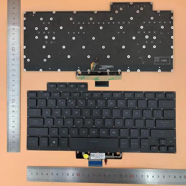 Main image of Laptop Replacement US Layout with Backlight Keyboard for ASUS ROG Zephyrus G14 GA401 GA401U Series Laptop, Zephyrus G14 Replacement Keyboad wih Backlit US Layout 8037B0169701