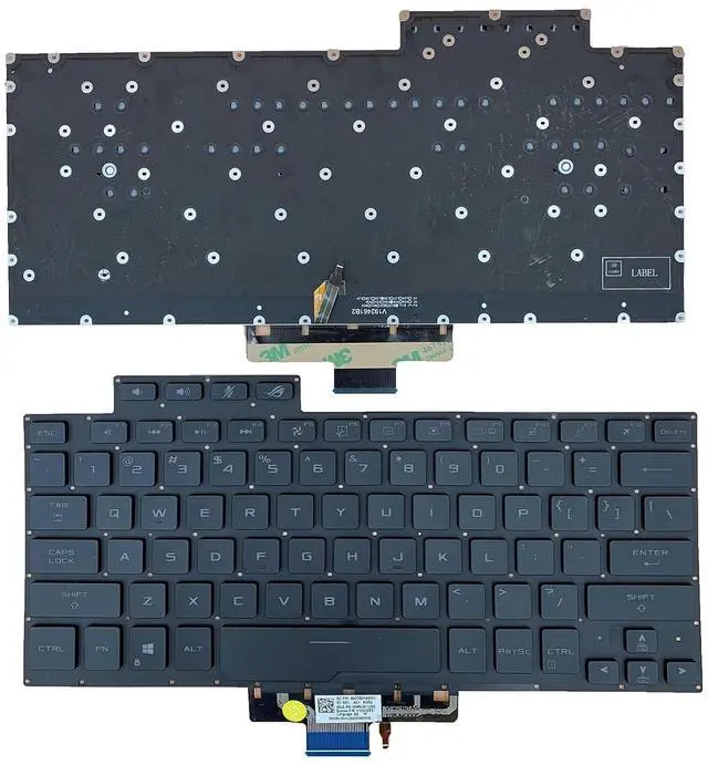 Alt view image 2 of 7 - Laptop Replacement US Layout with Backlight Keyboard for ASUS ROG Zephyrus G14 GA401 GA401U Series Laptop, Zephyrus G14 Replacement Keyboad wih Backlit US Layout 8037B0169701