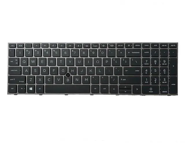 Alt view image 3 of 7 - Laptop Replacement US Layout with Backlight Keyboard for HP ZBOOK Fury 15 G7 G8 L12764-001 L97968-001 M17095-001 L97967-001 M17094-001 9Z.NHNBC.001 NSK-X00BC PK132WW1B00 LK132WW1A00 NSK-X01BC