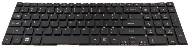 Alt view image 3 of 7 - Laptop US Layout Keyboard for Acer Aspire 5755 5755G 5830 5830G 5830T 5830TG V3-551 V3-531 V3-571 V3-771 E1-530 E1-532 E1-570 E5-511 ES1-512, Gateway NV55S NV57H V121730AS4