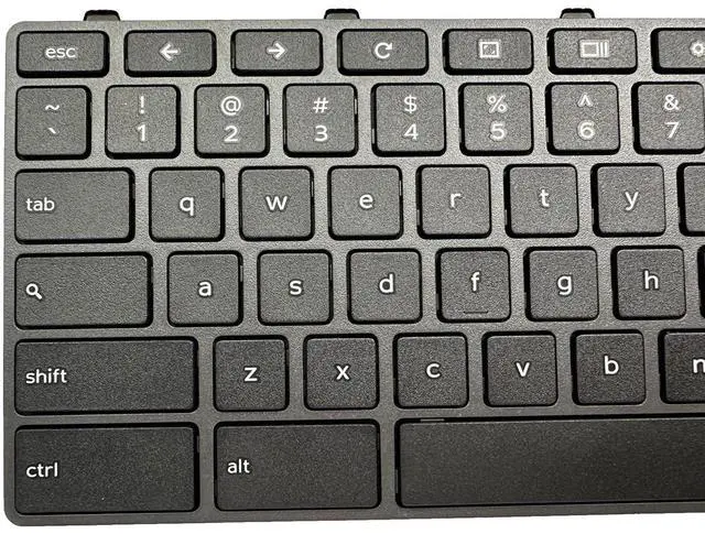 Alt view image 4 of 7 - Laptop Replacement Keyboard for Dell Chromebook 3100 5190 TPN-136US001909 AE09U018 NSK-EJ1SW 0FMDPJ/0H06WJ/0RFXCF DLM17J2 SG-92630-XUA US Layout no Backlit